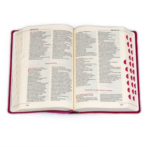 Biblia dla kobiet z paginatorami różowa Biblia dla kobiet z paginatorami różowa
