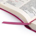 Biblia dla kobiet z paginatorami różowa