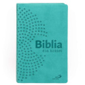 Biblia dla kobiet z paginatorami, turkusowa