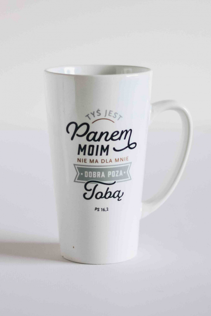 Kubek wysoki latte - Tyś jest Panem moim Kubek wysoki latte - Tyś jest Panem moim