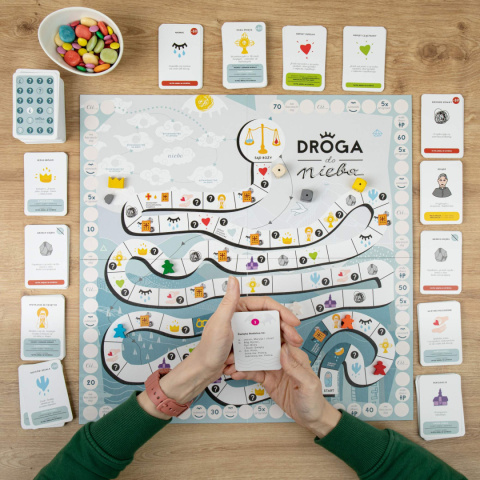 Adwentownik 2024 + Droga do Nieba gra planszowa Adwentownik 2024 + Droga do Nieba gra planszowa