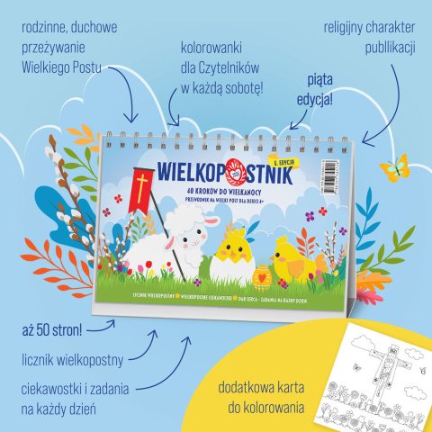 Wielkopostnik 2025 - przewodnik dla rodzin po Wielkim Poście Wielkopostnik 2025 - przewodnik dla rodzin po Wielkim Poście